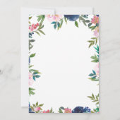 Dusche mit der Post von der fernbärenblauen Babydu Einladung (Rückseite)