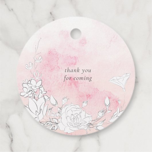 Dusche mit Duschbrause Geschenkanhänger (Rückseite)