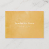 Dusche mit Dusche für Blumensafari Begleitkarte (Rückseite)