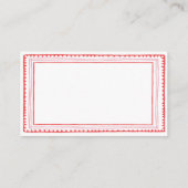 Dusche mit Dusche für rosa Herzklopfen Begleitkarte (Rückseite)