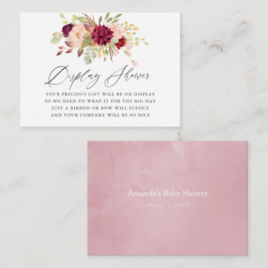 Dusche mit Dusche und Toilette Begleitkarte (Vorne/Hinten)