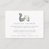 Dusche mit Duschvorrichtung für Eichhörnchen Begleitkarte (Vorderseite)