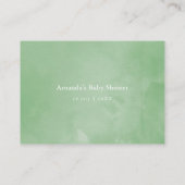 Dusche mit geometrischer Babydusche Begleitkarte (Rückseite)