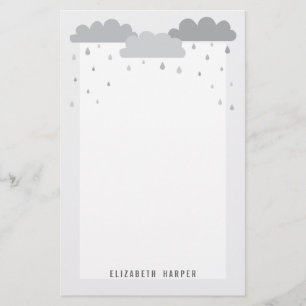 Dusche mit Liebe-Baby-Duschen-Briefpapier Briefpapier