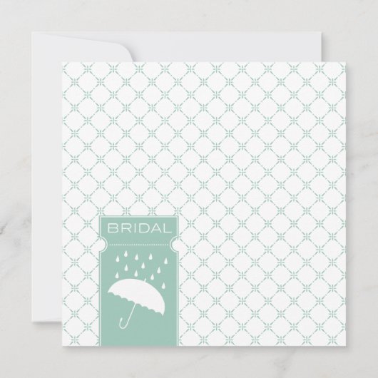 Dusche mit Liebe- Bridal-Dusche Einladung (Rückseite)