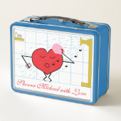 Dusche mit Liebe: Ehemanns Metall Brotdose (Rückseite)