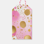 Dusche mit Liebe Mädchen Teddy Bären Baby Dusche G Geschenkanhänger (Rückseite)