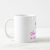 Dusche mit Liebe Rosa Haus Babydusche Kaffeetasse (Links)