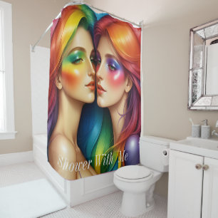 Dusche mit meinen Damen Duschvorhang