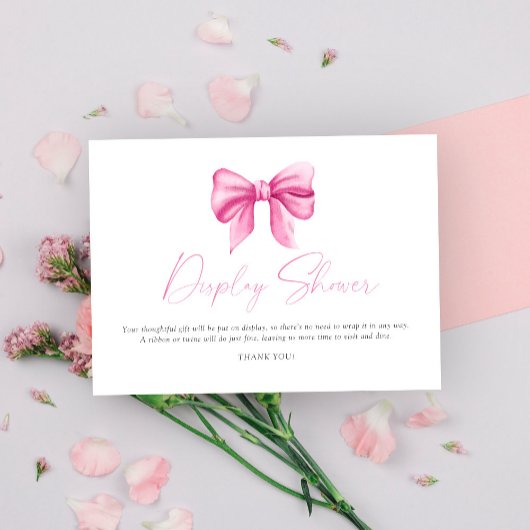 Dusche mit rosa Bugbaby Begleitkarte