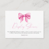 Dusche mit rosa Bugbaby Begleitkarte (Vorderseite)