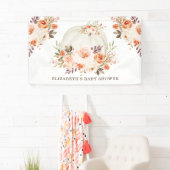 Dusche mit weichem Pfirsichfarben Herbst Pumpkin B Banner (Insitu)
