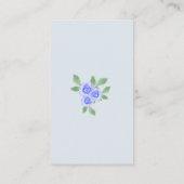 Dusche mit Windschutzscheiben aus blauem Teekessel Begleitkarte (Rückseite)