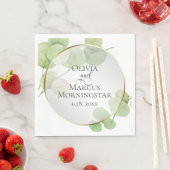 Dusche | Modern Springtime Eucalyptus Serviette (Beispiel)