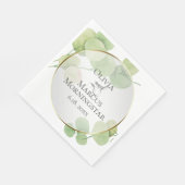 Dusche | Modern Springtime Eucalyptus Serviette (Ecke)