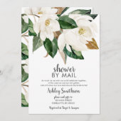 Dusche nach Mail Brautparty Virtual Shower Einladung (Vorne/Hinten)