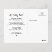 Dusche per Mail rustikale Gipskraut String Leuchte Postkarte (Rückseite)