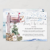 Dusche per Post | Weihnachtsdusche Einladung (Vorne/Hinten)