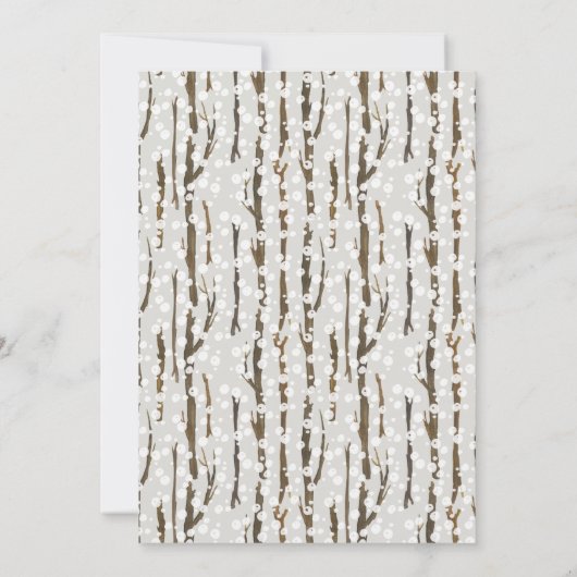 Dusche per Post | Weihnachtsdusche Einladung (Rückseite)