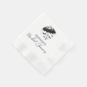 Dusche Regenschirm Brautparty Serviette (Ecke)
