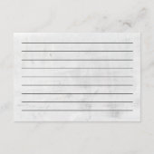 Dusche Regenschirm Rezept Karte (Rückseite)