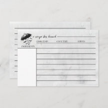 Dusche Regenschirm Rezept Karte