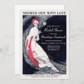 Dusche sie mit Liebe Bridal Dusche Einladungen (Vorne/Hinten)