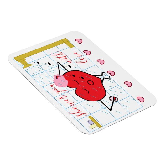 Dusche U mit viel Liebe Magnet (Rechte Seite)