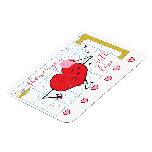 Dusche U mit viel Liebe Magnet (Linke Seite)