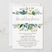 Dusche und Dusche Einladung (Vorderseite)