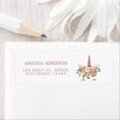 Dusche und Rose Gold Blumenstrauß Kinderdusche (Insitu)