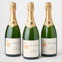 Dusche und Spritz Bubbly Cocktail Brautdusche