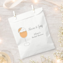 Dusche und Spritz Bubbly Cocktail Junggesellinnena