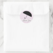 Dusche Vielen Dank Lila Umbrella Sticker (Tasche)