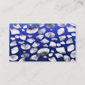 Dusche von Diamanten Visitenkarte (Rückseite)