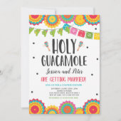 Dusche von Guacamole Fiesta Cactus Couples Einladung (Vorderseite)