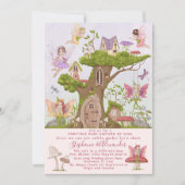 Dusche von Mail Fairy Wasserfarbe Illustrationen Einladung (Vorderseite)