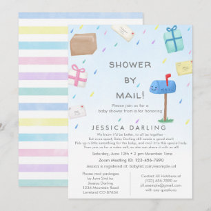 Dusche von Mail Niedlich Baby Dusche Einladung