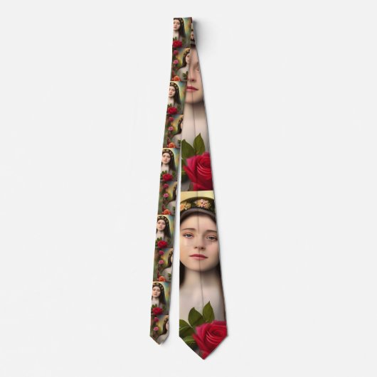 Dusche von Rose Neck Tie Krawatte (Rückseite)