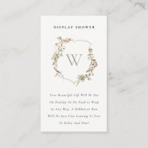 Dusche Wildblume Wappen Dusche Babydusche