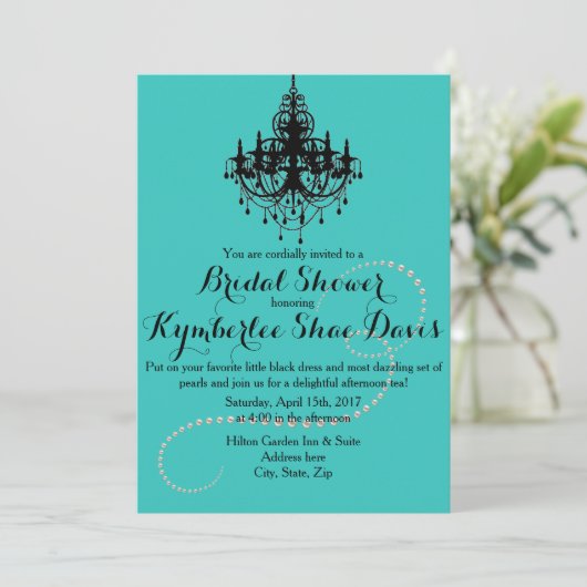 Duscheinladung Einladung (Stehend Vorderseite)