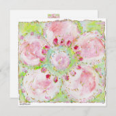 Duscheinladung "le printemps" einladung (Vorne/Hinten)