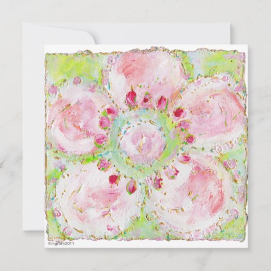 Duscheinladung "le printemps" einladung (Vorderseite)