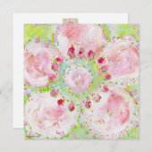 Duscheinladung "le printemps" einladung (Vorne/Hinten)