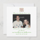 Duscheinladung "le printemps" einladung (Rückseite)