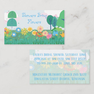 Duscheinladung oder -ankündigung mitteilungskarte