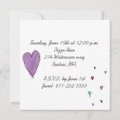 Duscheinlage Einladung (Rückseite)