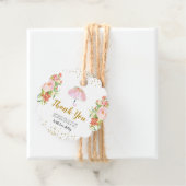 Duschen April bringen May Blume Baby Dusche Gefall Geschenkanhänger (Beispiel)