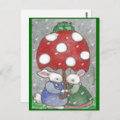 Duschen April Sonnige Postkarte (Vorne/Hinten)