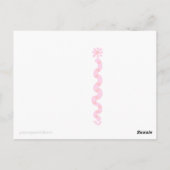 Duschen April Sonnige Postkarte (Rückseite)